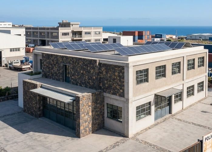 Edificio comercial y corporativo en Tenerife preparado para climatización sostenible